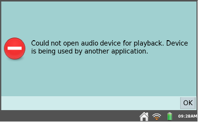 sound device is being used by another application sound device is being used by another application