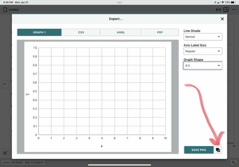 Graph Copy File Graphical Analysis on iPadOS or iOS 15 crashes on tapping copy in graph ...