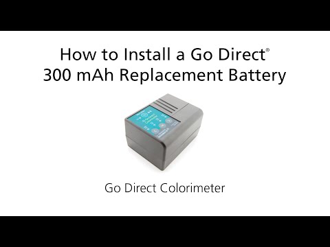 Go Direct® Colorimeter Battery Replacement