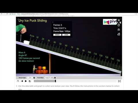 Pivot Interactives: Analyzing the Motion of a Dry Ice Puck on a Ramp