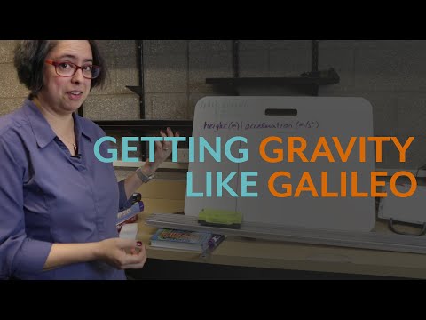 Getting Gravity Like Galileo