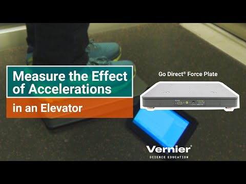 Measure the Effect of Accelerations in an Elevator with the Go Direct® Force Plate