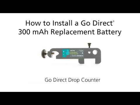 Go Direct® Drop Counter Battery Replacement