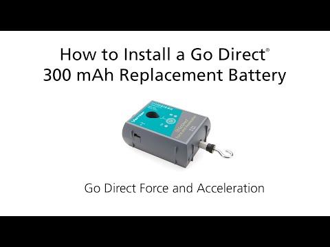 Go Direct® Force and Acceleration Battery Replacement