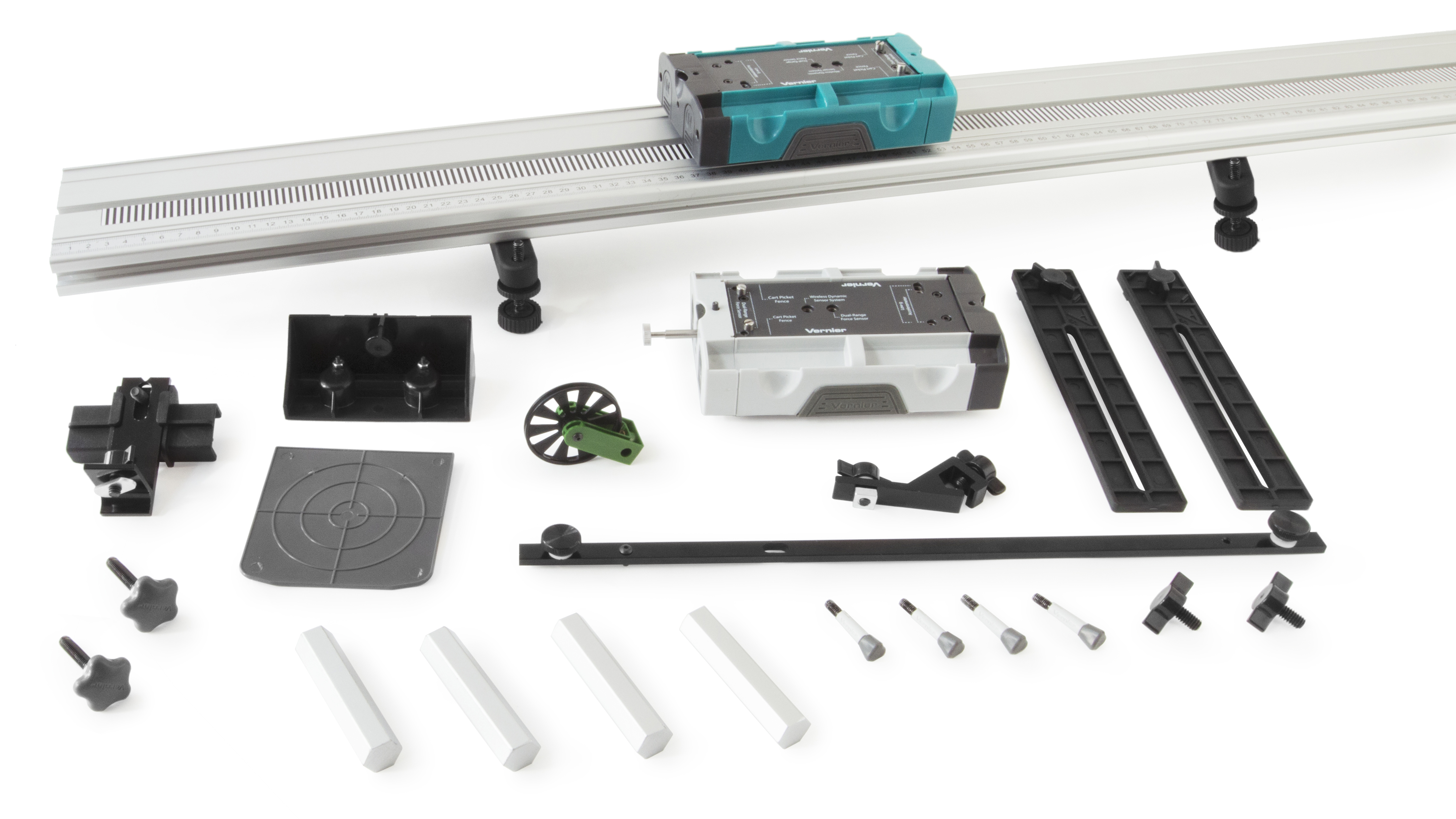 Dynamics Cart and Track System Vernier