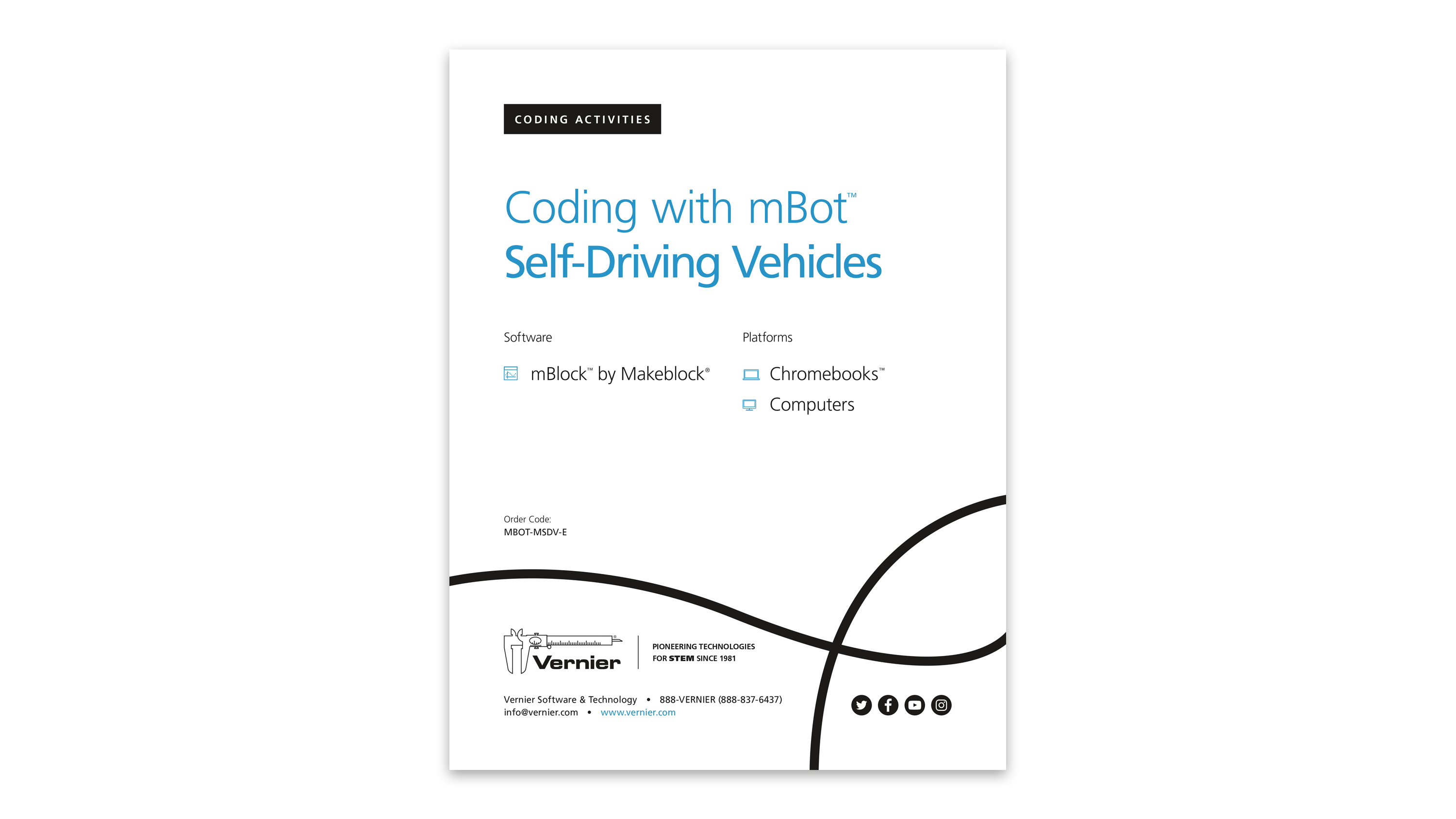 Coding with mBot: Self-Driving Vehicles - Vernier