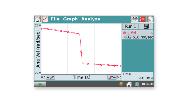 The angular velocity changes when an extra disk is dropped onto an already spinning disk.