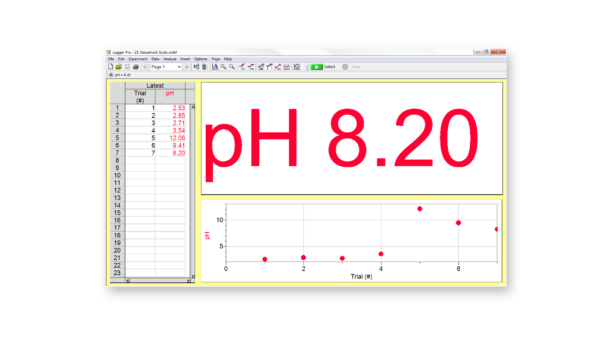 Vernier Software pH Sensor PH-BTA Laboratory pH Sensor 