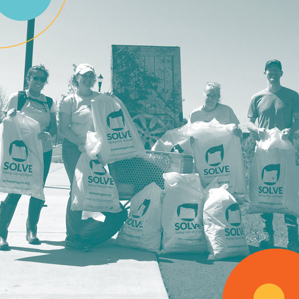 Vernier employees volunteering for SOLVE