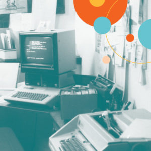 Vernier home office circa 1980s