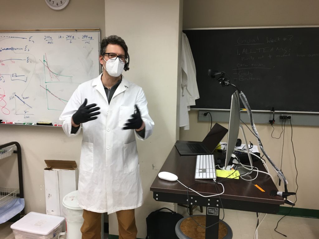 Dr. Mel Prepares to Help Students