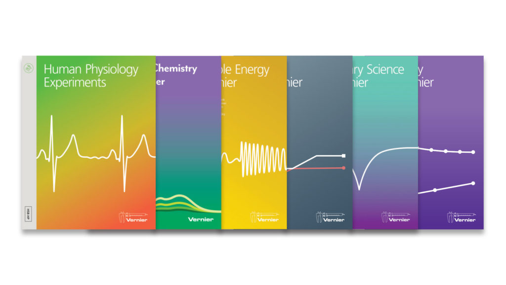 A selection of Vernier Lab Books