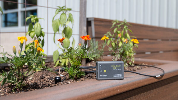 Go Direct® PAR sensor in the garden
