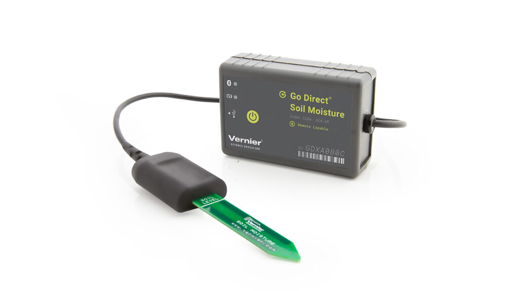 Go Direct Soil Moisture, with Remote Logging capabilities.